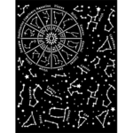 ȘABLON STAMPERIA COSMOS INFINITY - MODEL 20X25CM - KSTD116
