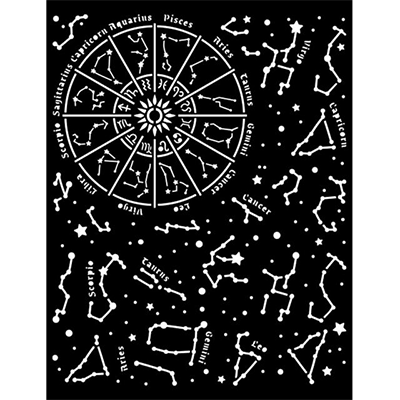 KSTD116_1 ȘABLON STAMPERIA COSMOS INFINITY - MODEL 20X25CM - KSTD116 - Imagine 1