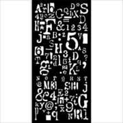 ȘABLON STAMPERIA MEDIA - ȘABLON 12 X 25 CM - KSTDL69