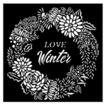 STAMPERIA CHRISMTAS LOVE WINTER - MODEL 18X18 CM - KSTDQ-73