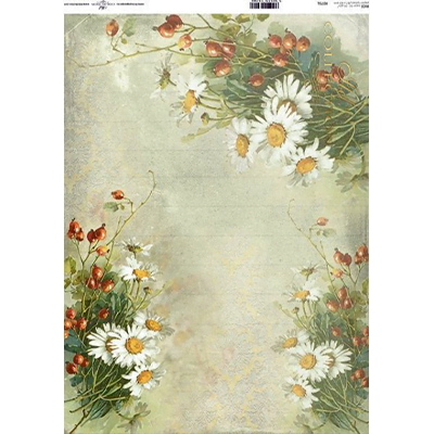 0075 HÂRTIE DE OREZ DECOUPAGE COLECTIA ITD A3 - R0075L - Imagine 1