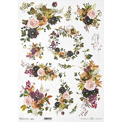 0682 HÂRTIE DE OREZ DECOUPAGE COLECTIA ITD A3 - R0682L - Imagine 1