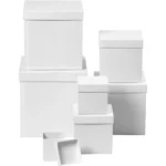 CREATIV CUTIE DE CARTON PĂTRATĂ PENTRU DECOR 7,5/7,5 CM