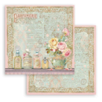 STAMPERIA ROSE PARFUM DESIGNER CARTON 30.5/30.5CM - SBB910