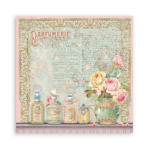 STAMPERIA ROSE PARFUM BLOC DE HÂRTIE 15.2/15.2 CM - SBBXS26 - Imagine 5