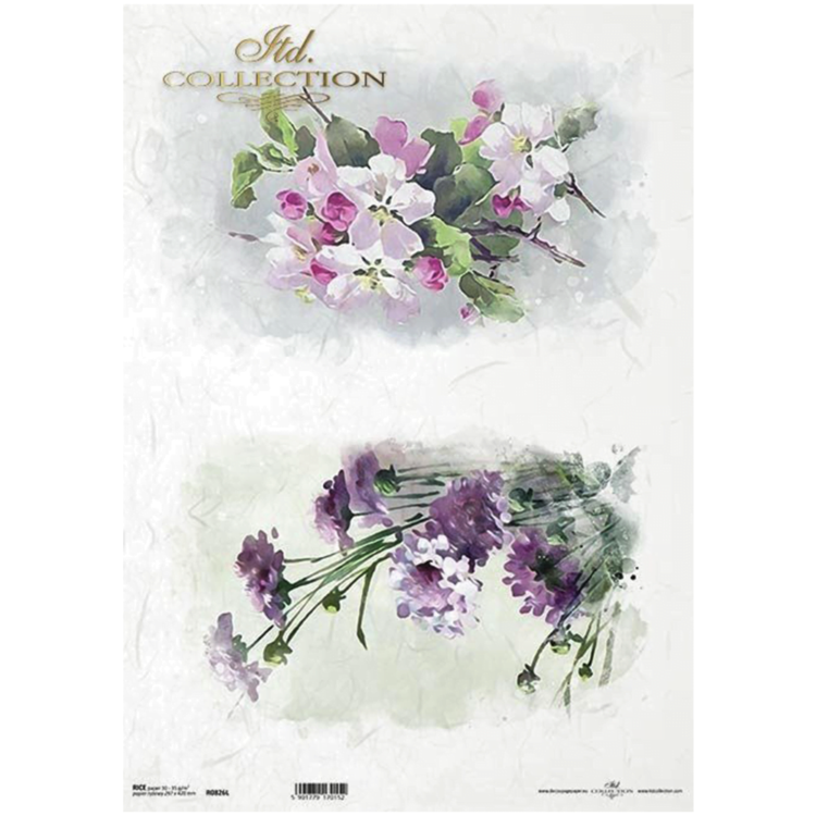 itd 79 COLECTIA ITD DECOUPAGE HARTIE DE OREZ A3 - R0826L - Imagine 1