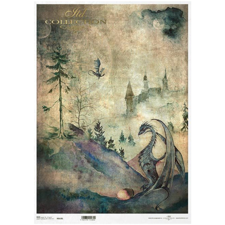 itd 83 HÂRTIE DE OREZ DECOUPAGE COLECTIE ITD A3 - R0638L - Imagine 1