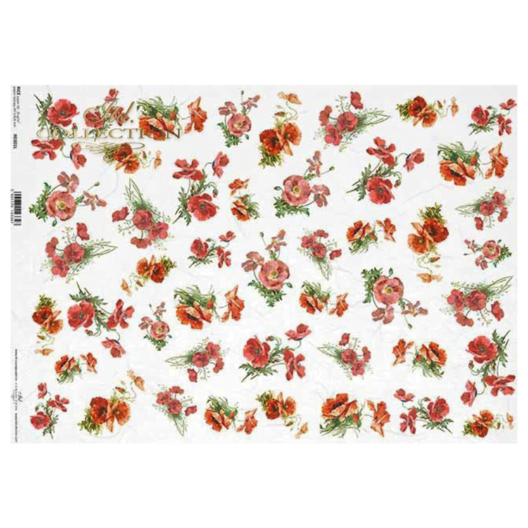 HÂRTIE DE OREZ DECOUPAGE COLECTIE ITD A3 - R0301L - Imagine 1