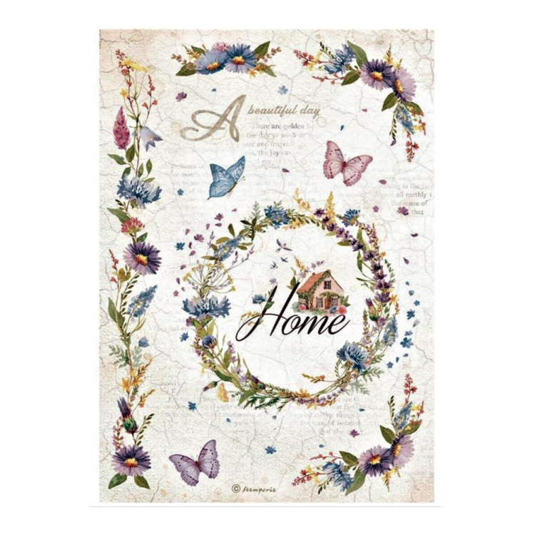 wtk HÂRTIE DE OREZ STAMPERIA DECOUPAGE A4 - DFSA4745 - Imagine 1
