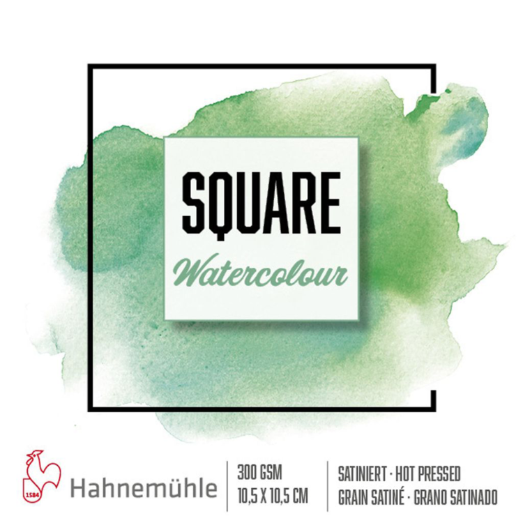 223f5a6c300ca5a5774d5e50a03f8a44 HAHNEMUHLE PĂTRAT ACUARELĂ 300G, 10.5/10.5CM, 15L. - Imagine 1