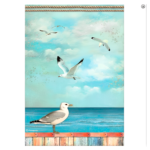 HÂRTIE DE OREZ STAMPERIA BLUE DREAM DECOUPAGE A4 - DFSA4747