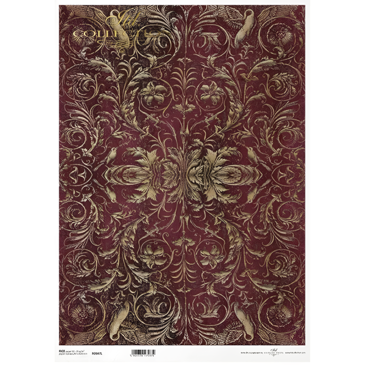 R0947L.jpg HÂRTIE DE OREZ DECOUPAGE COLECTIA ITD A3 - R0947L - Imagine 1
