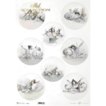 HÂRTIE DE OREZ DECOUPAGE COLECTIA ITD A3 - R1007L