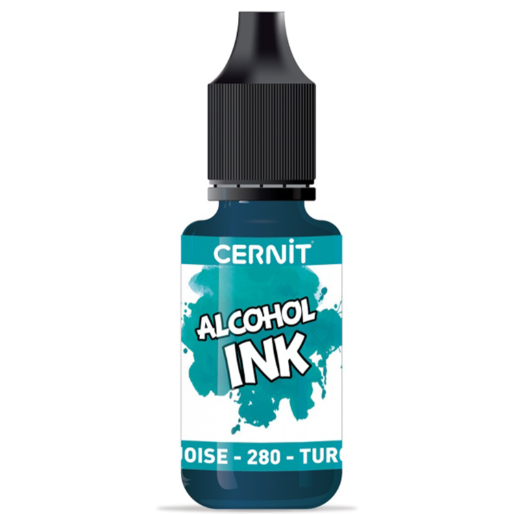 TURQUOISE 280.jpg CERNEALĂ CU ALCOOL CERNIT 20 ML - TURCOAZ CE2000020280 - Imagine 1