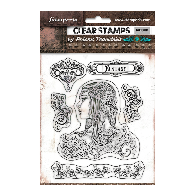 WTK169 STAMPERIA MAGIC FOREST - SIGILIU DIN SILICON AMAZON WTK169 - Imagine 1