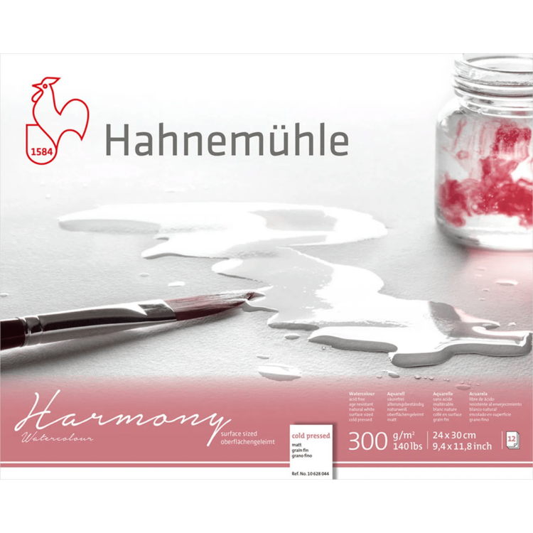 CAIET DE SCHIȚE HAHNEMUHLE HARMONY MAT 24/30CM, 300G, 12L. - Imagine 1