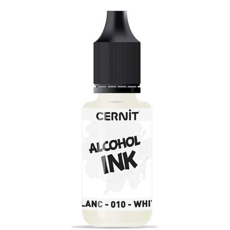 white 010.jpg CERNEALĂ CU ALCOOL CERNIT 20 ML - ALB CE2000020010 - Imagine 1