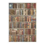 HÂRTIE DE DECUPAJ PENTRU BIBLIOTECĂ DE EPOCĂ STAMPERIA A4 - DFSA4754