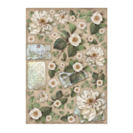 STAMPERIA VINTAGE LIBRARY DECOUPAGE PAPER A4 - DFSA4757