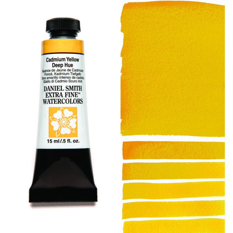 DANIEL SMITH VOPSEA ACUARELĂ 15ML - CADM GALBEN D H 284600221 - Imagine 1
