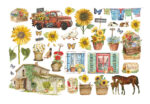 FIGURINE DIN CARTON STAMPERIA SUNFLOWER ART - DFLCT20 - Imagine 2
