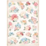 HÂRTIE DE OREZ STAMPERIA OH LA LA DECOUPAGE A4 - DFSA4760