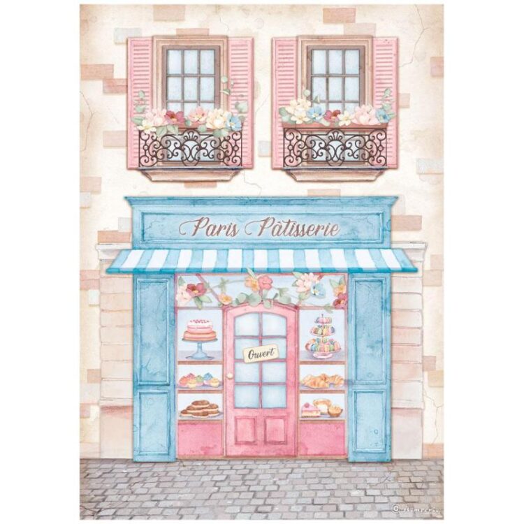 full_DFSA4761_1 HÂRTIE DE OREZ STAMPERIA OH LA LA DECOUPAGE A4 - DFSA4761 - Imagine 1