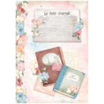 HÂRTIE DE OREZ STAMPERIA OH LA LA DECOUPAGE A4 - DFSA4763