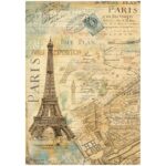 STAMPERIAA ÎN ÎNTREAGA LUME HÂRTIE DECOUPAGE 6PCS.A4 DFSA4XAW - Imagine 4