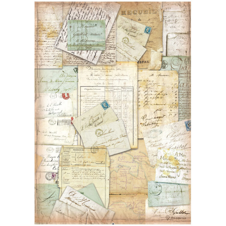 STAMPERIAA ÎN ÎNTREAGA LUME HÂRTIE DECOUPAGE 6PCS.A4 DFSA4XAW - Imagine 6