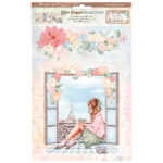HÂRTIE DE DECOUPAGE STAMPERIA OH LA LA 6 BUC. A4 DFSA4XOL