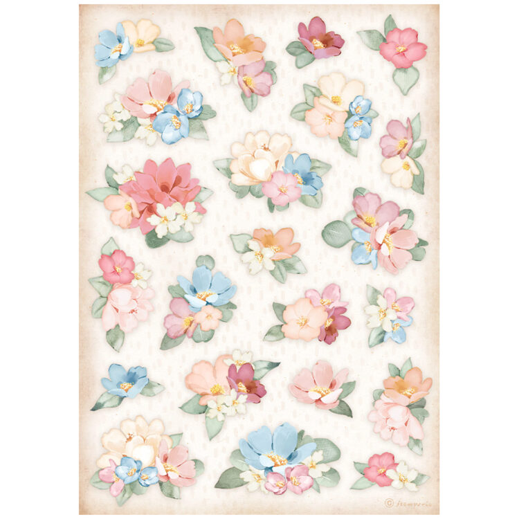 HÂRTIE DE DECOUPAGE STAMPERIA OH LA LA 6 BUC. A4 DFSA4XOL - Imagine 3