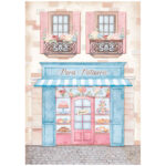 HÂRTIE DE DECOUPAGE STAMPERIA OH LA LA 6 BUC. A4 DFSA4XOL - Imagine 4