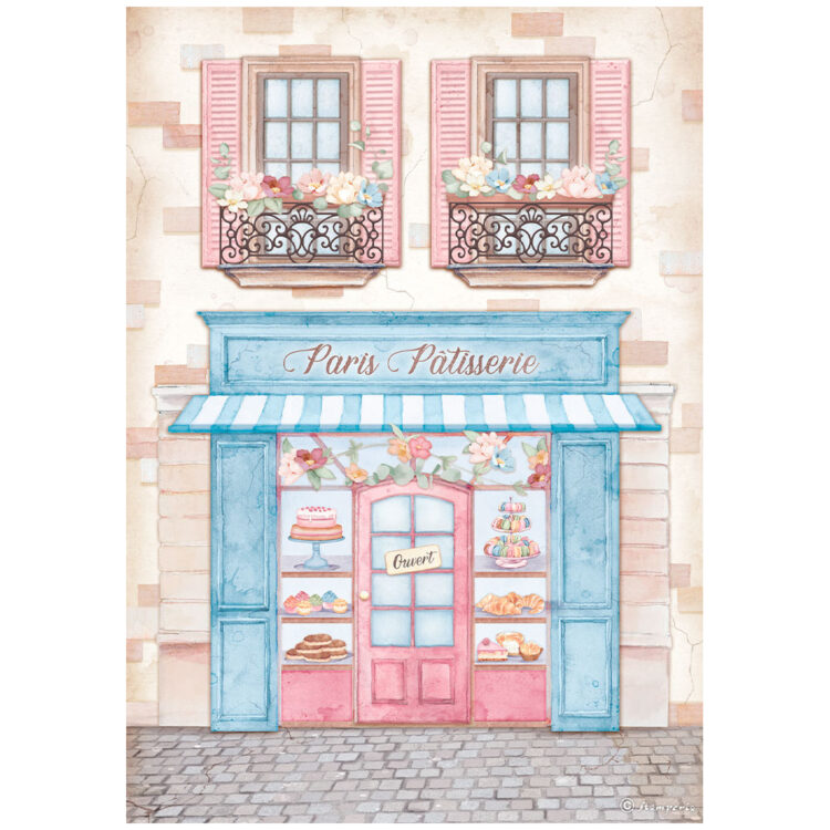 HÂRTIE DE DECOUPAGE STAMPERIA OH LA LA 6 BUC. A4 DFSA4XOL - Imagine 4