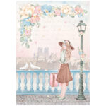 HÂRTIE DE DECOUPAGE STAMPERIA OH LA LA 6 BUC. A4 DFSA4XOL - Imagine 7