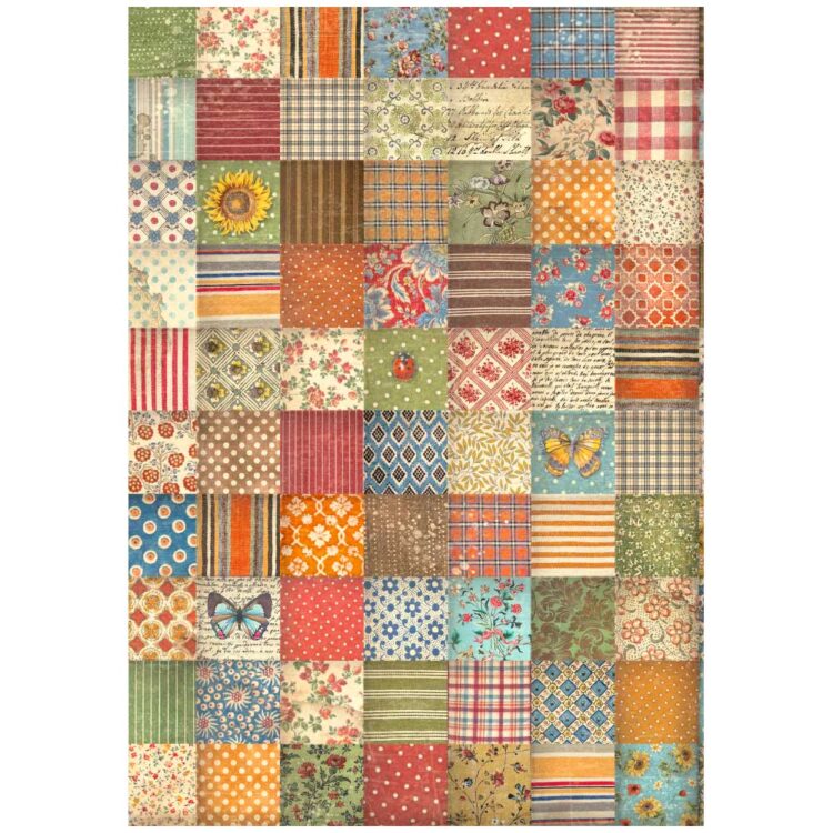 HÂRTIE DE DECOUPAGE DE ARTĂ DE FLOAREA-SOARELUI STAMPERIA 6 BUC. A4 DFSA4XSF - Imagine 7