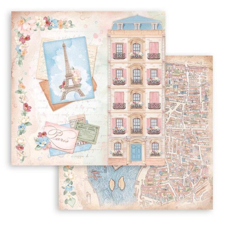 full_SBB927_1 STAMPERIA OH LA LA DESIGNER CARTON 30.5/30.5 CM - SBB927 - Imagine 1