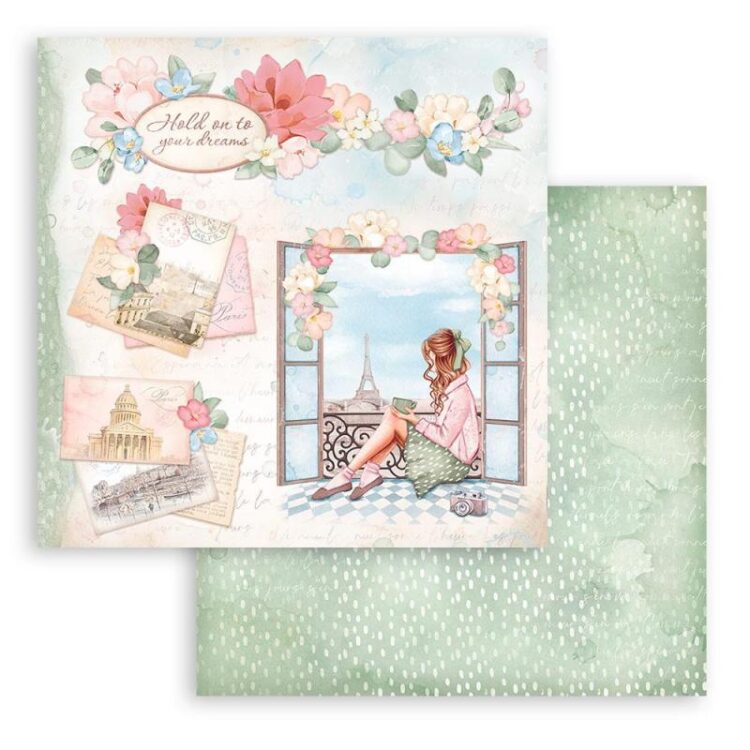 full_SBB928_1 STAMPERIA OH LA LA DESIGNER CARTON 30.5/30.5 CM - SBB928 - Imagine 1
