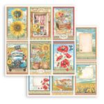 STAMPERIA SUNFLOWER ART CARTON 30.5/30.5 CM - SBB934
