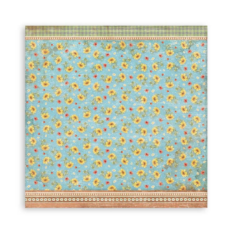 STAMPERIA SUNFLOWER DESIGN BLOC 30.5/30.5CM - SBBL135 - Imagine 7