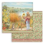 STAMPERIA SUNFLOWER DESIGN BLOC 30.5/30.5CM - SBBL135 - Imagine 20