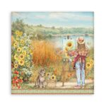 STAMPERIA SUNFLOWER DESIGN BLOC 30.5/30.5CM - SBBL135 - Imagine 21