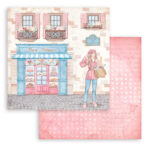 HÂRTIE BLOC STAMPERIA OH LA LA 30.5/30.5 CM - SBBL134 - Imagine 3