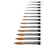CU PENSULĂ DE SABLE ACUARELĂ ROTUNDĂ SERIA 7 Nr. 3 -5007003 - Imagine 2