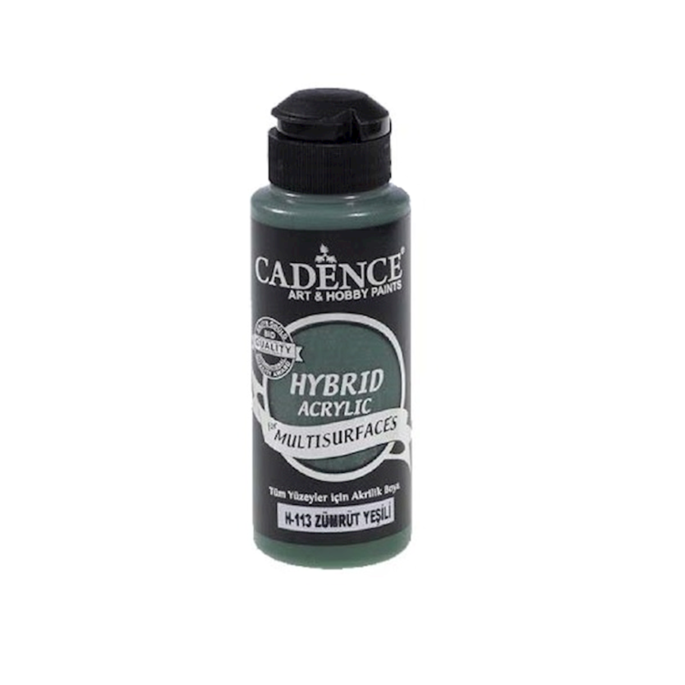 VOPSEA ACRILICĂ CADENCE HIBRID 120 ML. - EMERALD H-113 - Imagine 1