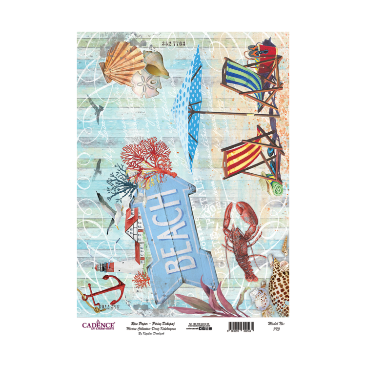793 HÂRTIE DE OREZ CADENCE DECOUPAGE A3 - 793 - Imagine 1