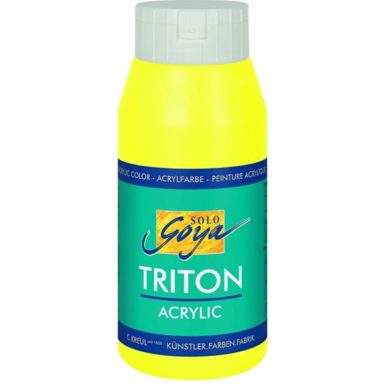 817026 VOPSEA ACRILICĂ SOLO GOYA TRITON 750 ML. -CITRON - Imagine 1