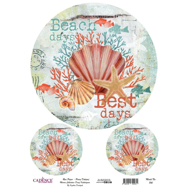 840 HÂRTIE DE OREZ CADENCE DECOUPAGE A3 - 840 - Imagine 1