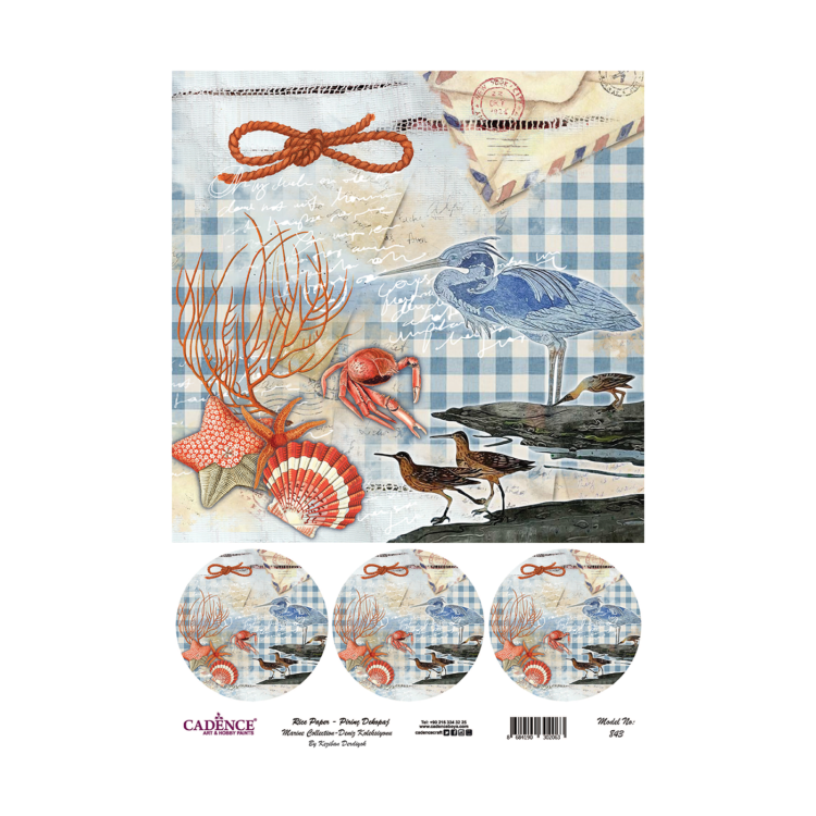843 HÂRTIE DE OREZ CADENCE DECOUPAGE A3 - 843 - Imagine 1