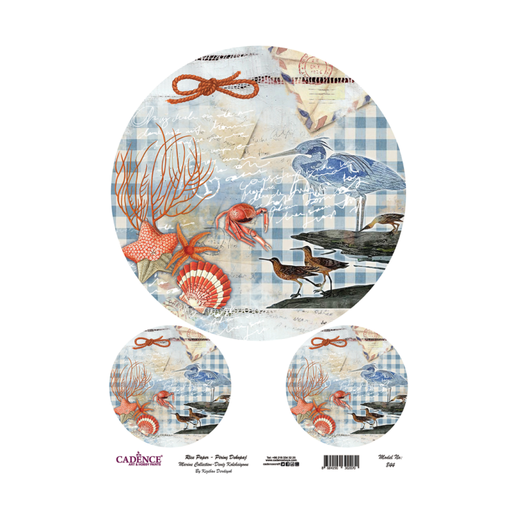 844 HÂRTIE DE OREZ CADENCE DECOUPAGE A3 - 844 - Imagine 1